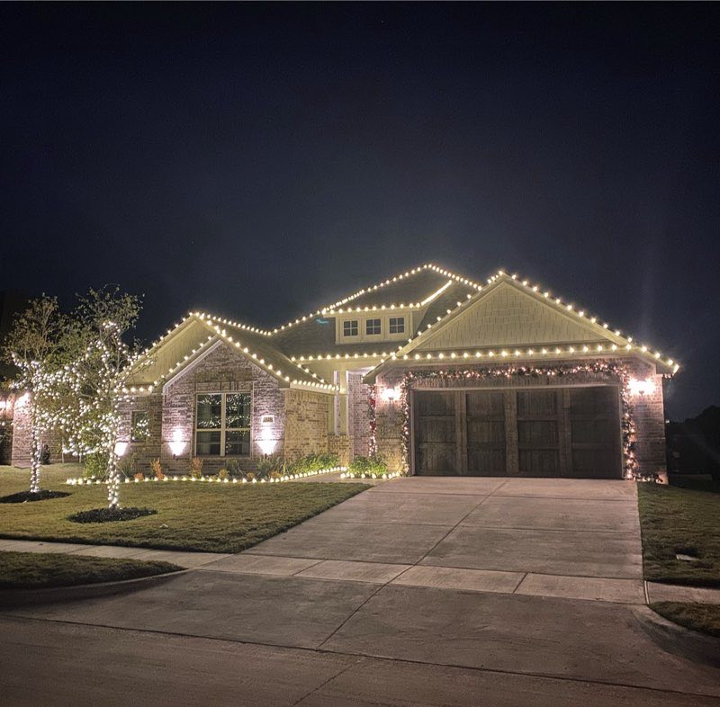 Christmas lights Haslet