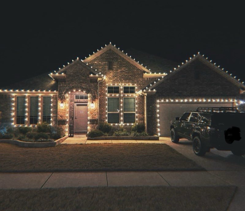 Christmas lights Haslet