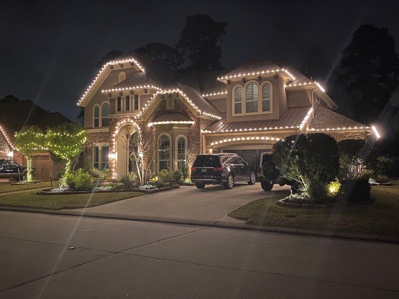 Christmas lights Haslet